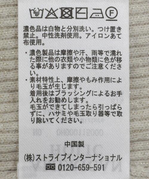 AMERICAN HOLIC(アメリカンホリック)の「ラメ入りリブニットプルオーバー(ニット/セーター・レディース・ベージュ系その他2/グレー系その他・M/L)」の18枚目の写真