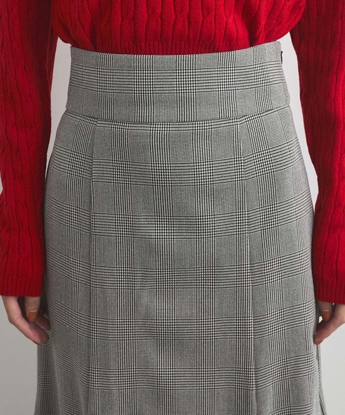 VIS（ビス）の「【洗える】チェック柄マーメイドスカート（スカート・レディース・ブラック系その他/ブラック系その他2・M/S）」の16枚目の写真