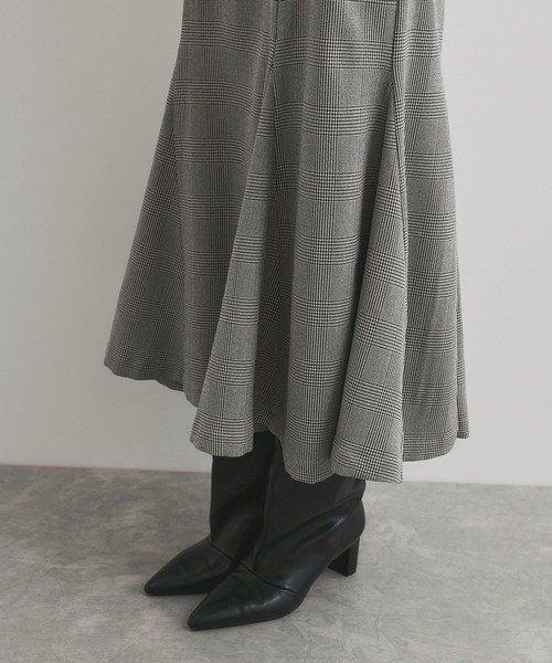 VIS（ビス）の「【洗える】チェック柄マーメイドスカート（スカート・レディース・ブラック系その他/ブラック系その他2・M/S）」の18枚目の写真