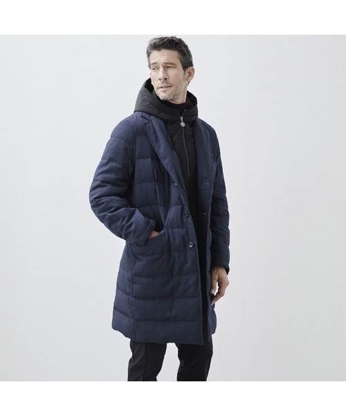 g-stage（ジーステージ）の「フェイクレイヤードダウンコート（ダウン