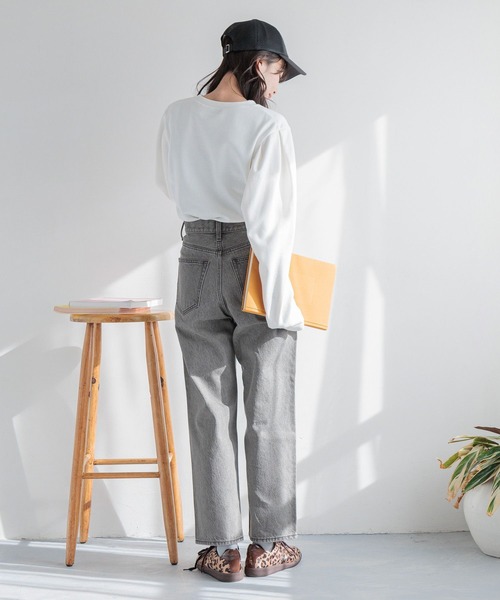 LOWRYS FARM（ローリーズファーム）の「パワショルウラケプルオーバー252822（スウェット・レディース・ブラック/ピンク/オフホワイト・FREE）」の8枚目の写真