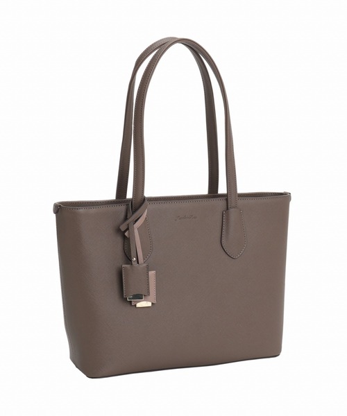 Jewelna Rose(ジュエルナローズ)の「リタ・トートバッグ A4ジャストサイズ 16145(トートバッグ・レディース・ブラック/スモークピンク/ライトベージュ/チャコール/バーガンディー・FREE)」の21枚目の写真