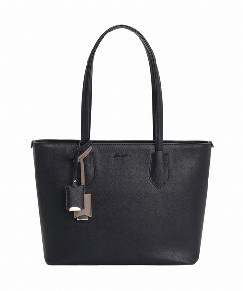Jewelna Rose(ジュエルナローズ)の「リタ・トートバッグ A4ジャストサイズ 16145(トートバッグ・レディース・ブラック/スモークピンク/ライトベージュ/チャコール/バーガンディー・FREE)」の19枚目の写真