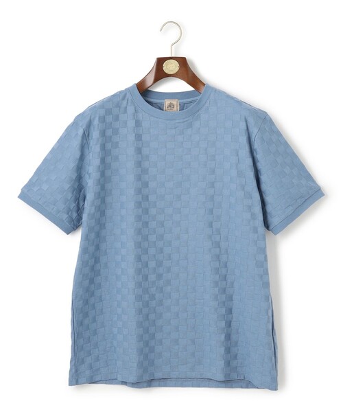 J.PRESS(ジェイプレス)の「【KING SIZE】【吸湿速乾 / ビジネス対応】【J.PRESS PREMIUM JERSEY】 リンクス Tシャツ(Tシャツ/カットソー・メンズ・ライトグレー系/サックスブルー系/ホワイト系/ネイビー系・2L/3L/4L/5L)」の4枚目の写真