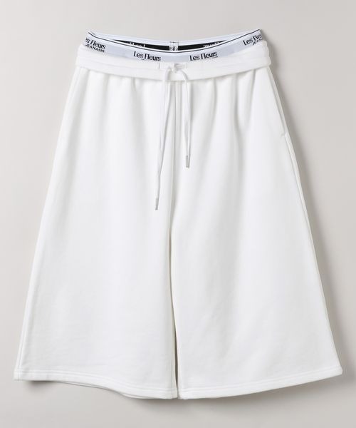 JEANASIS(ジーナシス)の「【Les Fleurs】 2WAYスウェットハーフパンツ/318540(スウェットパンツ・レディース・ブラック/グレー/ホワイト・FREE)」の2枚目の写真