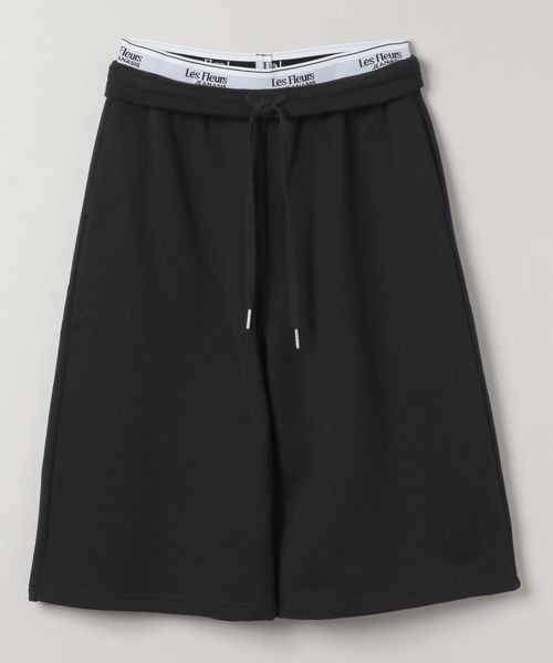 JEANASIS(ジーナシス)の「【Les Fleurs】 2WAYスウェットハーフパンツ/318540(スウェットパンツ・レディース・ブラック/グレー/ホワイト・FREE)」の3枚目の写真