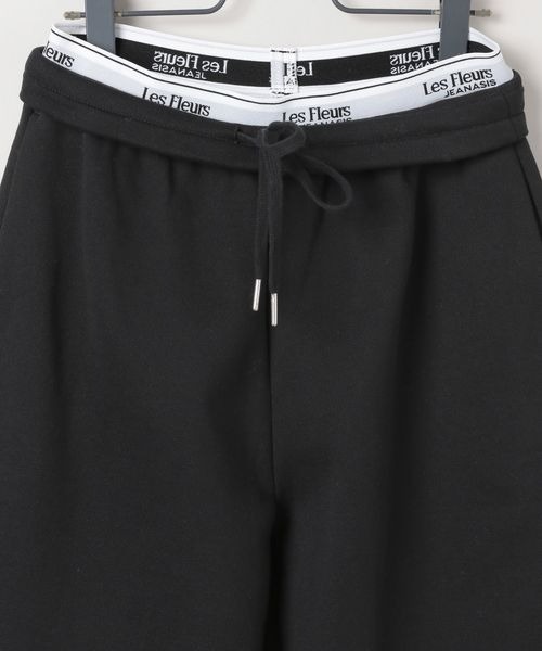 JEANASIS(ジーナシス)の「【Les Fleurs】 2WAYスウェットハーフパンツ/318540(スウェットパンツ・レディース・ブラック/グレー/ホワイト・FREE)」の7枚目の写真