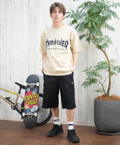 Dickies（ディッキーズ）の「【ムラサキスポーツ限定】Dickies/ディッキーズ MS DK EASY WIDE CARGO SHO ショーツ 81120900（その他パンツ・メンズ・ブラック/リアルツリーカモ/ベージュ/チャコール・M/L）」の8枚目の写真