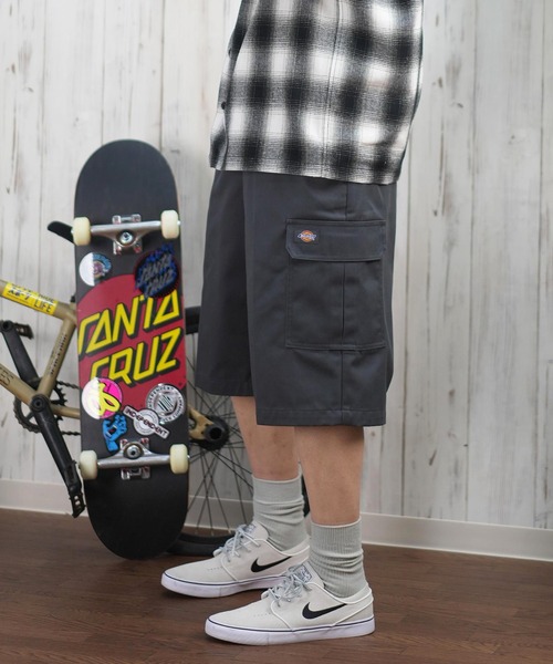 Dickies（ディッキーズ）の「【ムラサキスポーツ限定】Dickies/ディッキーズ MS DK EASY WIDE CARGO SHO ショーツ 81120900（その他パンツ・メンズ・ブラック/リアルツリーカモ/ベージュ/チャコール・M/L）」の12枚目の写真