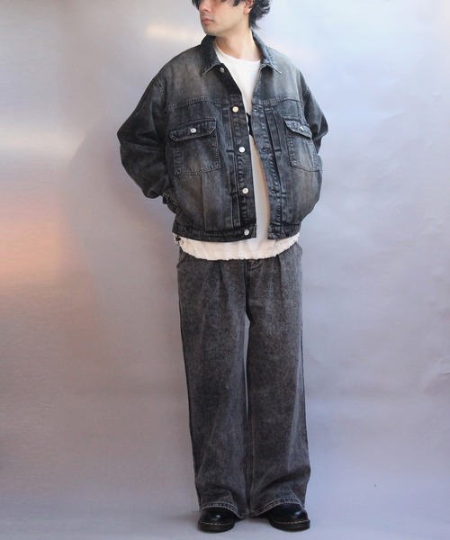 ８(eight)（エイト）の「デニムジャケット（デニムジャケット・メンズ・ブラック/ブルー/ネイビー・MEDIUM/LARGE）」の14枚目の写真