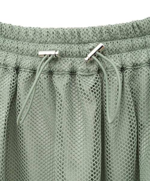 Green　Parks（グリーンパークス）の「メッシュティアードスカート（スカート・レディース・チャコールグレー/ミント/ホワイト系その他2・FREE）」の19枚目の写真