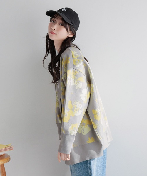 ばらエレガント4 セール】フラワージャガードカーディガン 308781（カーディガン