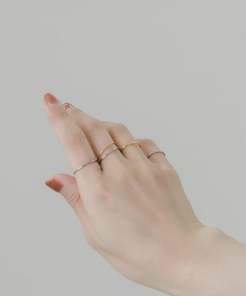 SMELLY(スメリー)の「ステンレス5セットリング(リング・レディース・シルバー系その他・-)」の3枚目の写真