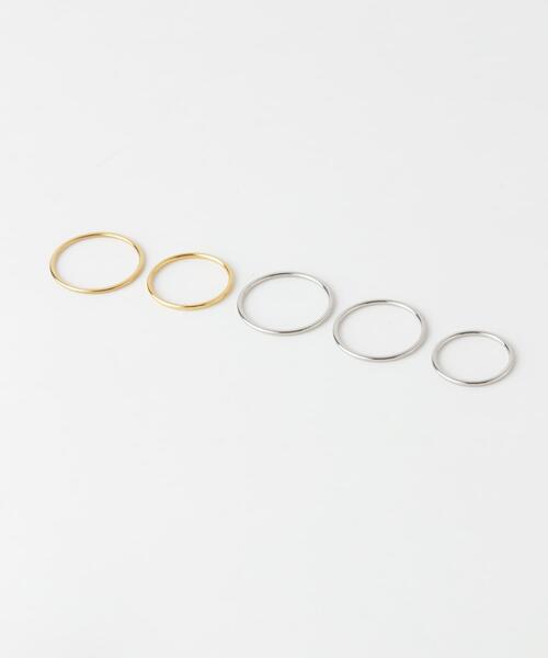 SMELLY(スメリー)の「ステンレス5セットリング(リング・レディース・シルバー系その他・-)」の2枚目の写真