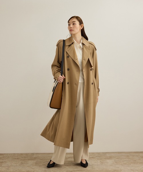 MANTECO(マンテコ) テンセルウールトレンチコート（トレンチコート