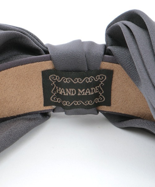 axes femme（アクシーズファム）の「サテンリボンカチューシャ（カチューシャ・レディース・グリーン/パープル/グレー・FREE）」の8枚目の写真