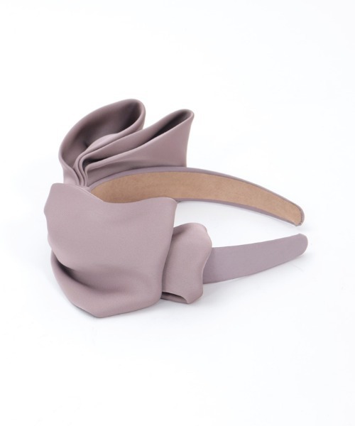 axes femme（アクシーズファム）の「サテンリボンカチューシャ（カチューシャ・レディース・グリーン/パープル/グレー・FREE）」の15枚目の写真