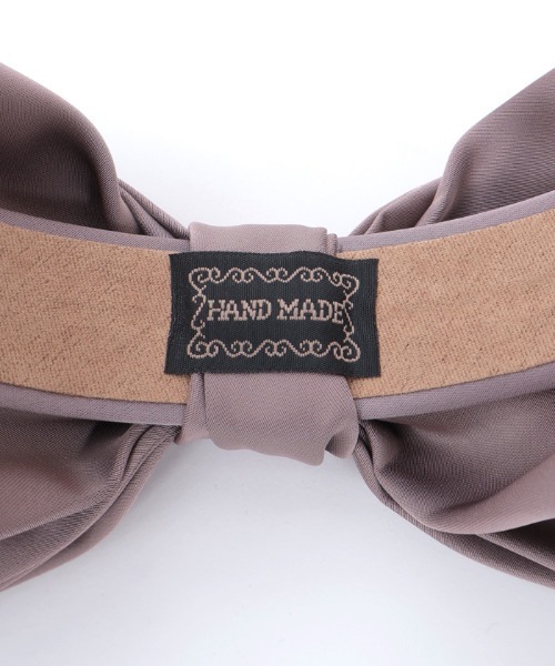 axes femme（アクシーズファム）の「サテンリボンカチューシャ（カチューシャ・レディース・グリーン/パープル/グレー・FREE）」の4枚目の写真