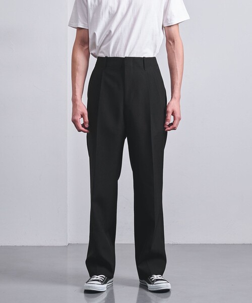 H BEAUTY&YOUTH 2プリーツワイドスラックス S H BEAUTY&YOUTH UNITED ARROWS（エイチビューティーアンドユース