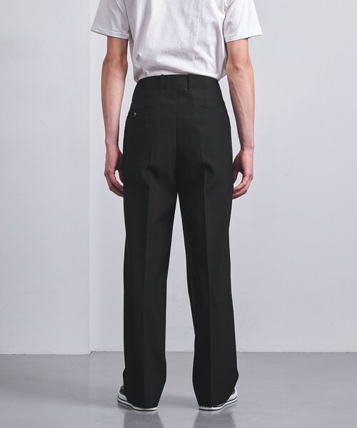 SOVEREIGN UNITED ARROWS 2プリーツ スラックス Mサイズ SOVEREIGN＞ソリッド トロピカル 1プリーツ スラックス NATURAL