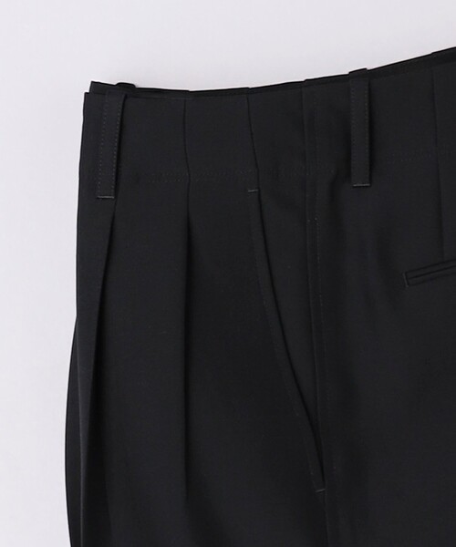 UNITED ARROWS(ユナイテッドアローズ)の「ヴィストウール 2プリーツ ワイド スラックス(スラックス・メンズ・ブラック・S/M/L/XL)」の10枚目の写真