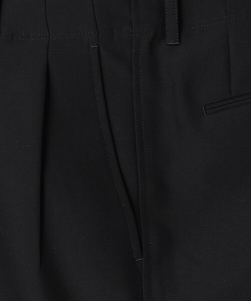 UNITED ARROWS(ユナイテッドアローズ)の「ヴィストウール 2プリーツ ワイド スラックス(スラックス・メンズ・ブラック・S/M/L/XL)」の8枚目の写真