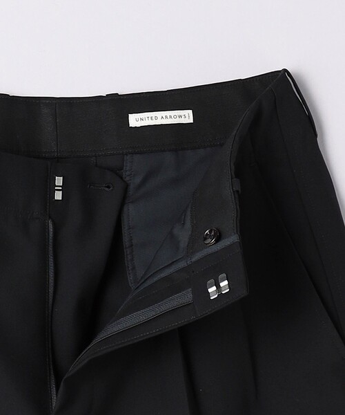 UNITED ARROWS(ユナイテッドアローズ)の「ヴィストウール 2プリーツ ワイド スラックス(スラックス・メンズ・ブラック・S/M/L/XL)」の12枚目の写真