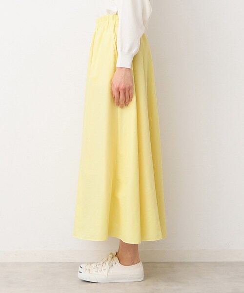 Dessin（デッサン）の「【ウエストゴム・洗える】タックギャザースカート（S～L）（スカート・レディース・ホワイト系/イエロー系その他/ライトブルー・01/02/03）」の17枚目の写真