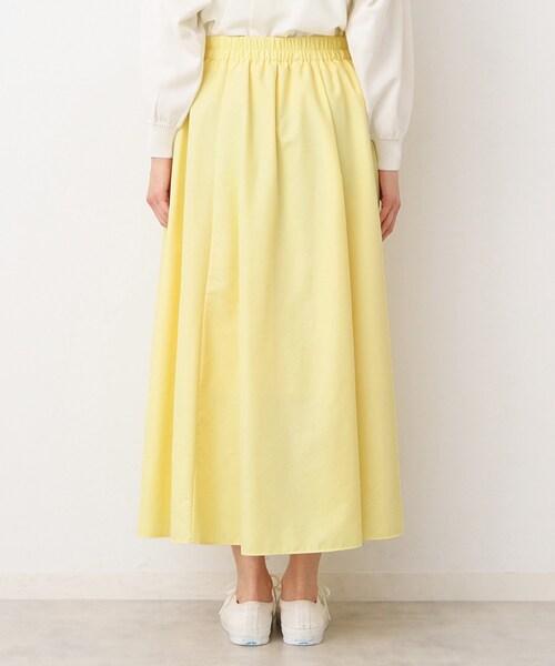Dessin（デッサン）の「【ウエストゴム・洗える】タックギャザースカート（S～L）（スカート・レディース・ホワイト系/イエロー系その他/ライトブルー・01/02/03）」の18枚目の写真