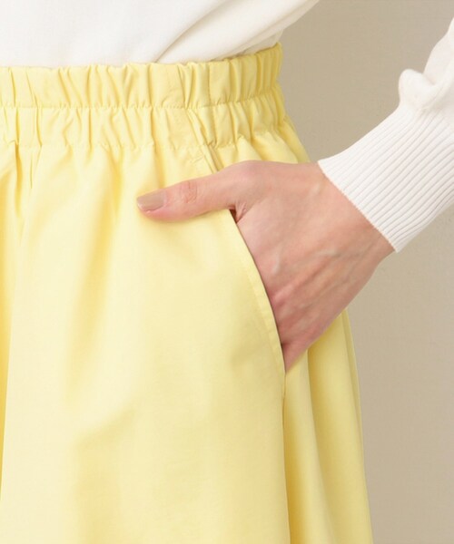 Dessin（デッサン）の「【ウエストゴム・洗える】タックギャザースカート（S～L）（スカート・レディース・ホワイト系/イエロー系その他/ライトブルー・01/02/03）」の20枚目の写真
