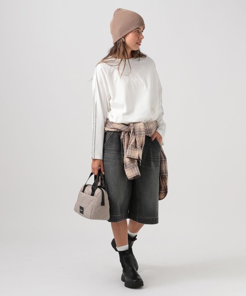 BAYFLOW（ベイフロー）の「[トレンドアイテム]デニムショートパンツ（デニムパンツ・レディース・ブラック/ブルー・SMALL/MEDIUM）」の7枚目の写真