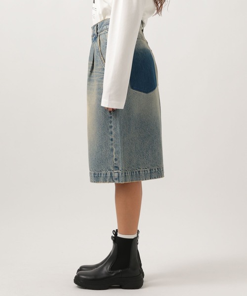 BAYFLOW（ベイフロー）の「[トレンドアイテム]デニムショートパンツ（デニムパンツ・レディース・ブラック/ブルー・SMALL/MEDIUM）」の18枚目の写真
