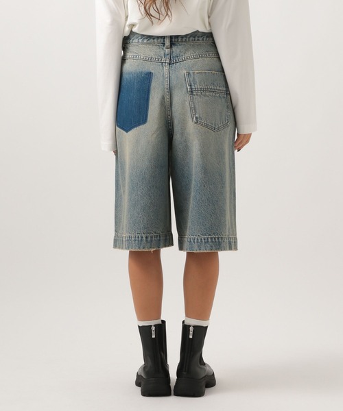 BAYFLOW（ベイフロー）の「[トレンドアイテム]デニムショートパンツ（デニムパンツ・レディース・ブラック/ブルー・SMALL/MEDIUM）」の19枚目の写真