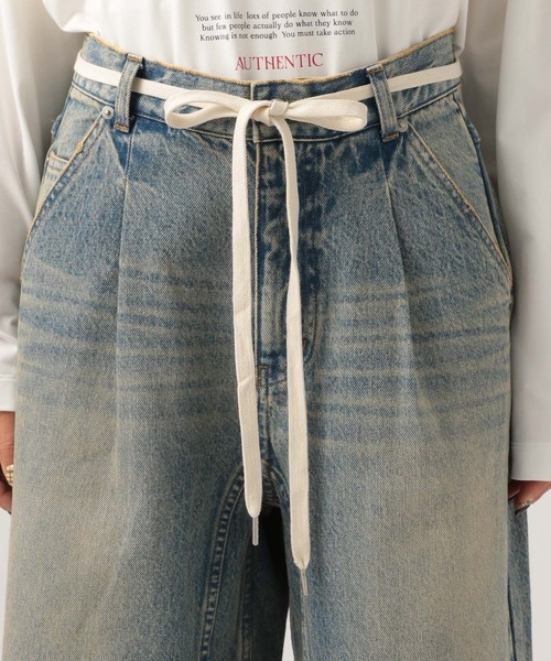 BAYFLOW（ベイフロー）の「[トレンドアイテム]デニムショートパンツ（デニムパンツ・レディース・ブラック/ブルー・SMALL/MEDIUM）」の22枚目の写真