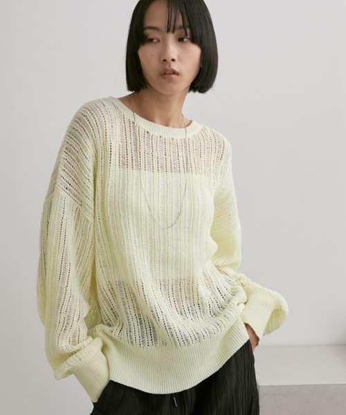 トップス ANT Aunt Marie's tシャツ ラメタートルシアートップス レディース