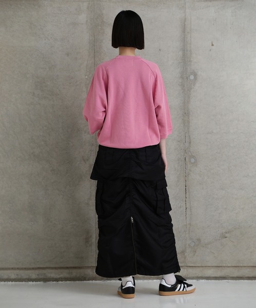 ROSE BUD(ローズバッド)の「レイヤードベルトスカート(スカート・レディース・カーキ/ブラック・ONE SIZE)」の13枚目の写真