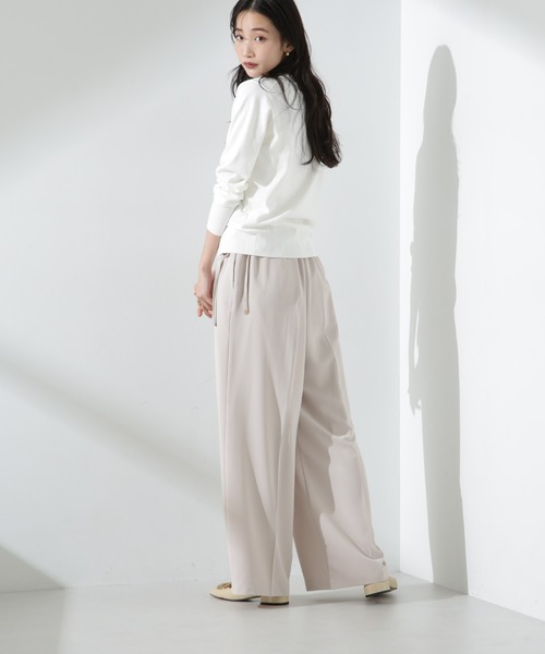 NANO universe（ナノユニバース）の「洗濯機洗可バンブーレーヨンニットカーディガン（ニット/セーター・レディース・ホワイト/ネイビー/ピンク・FREE）」の17枚目の写真