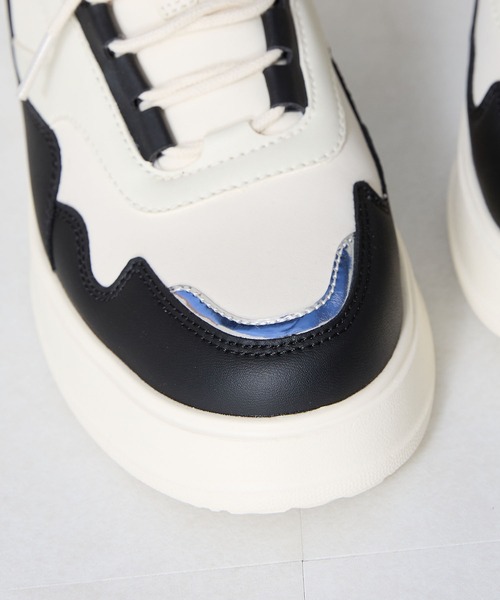 ORiental TRaffic(オリエンタルトラフィック)の「配色コートソールスニーカー/OT3756(スニーカー・レディース・グリーン/ベージュ/ブラック・34/35/36/37/38/39/40/41/42)」の13枚目の写真