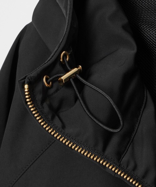 allureville（アルアバイル）の「ミドルフーディーブルゾン（ブルゾン・レディース・ブラック/ベージュ・2）」の9枚目の写真