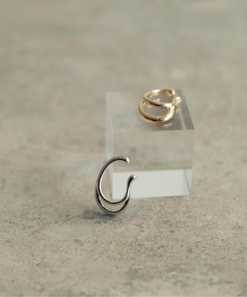 rapiecage（ラピエサージュ）の「ダブルUラインイヤカフ（イヤーカフ・レディース・ゴールド/シルバー・FREE）」の6枚目の写真