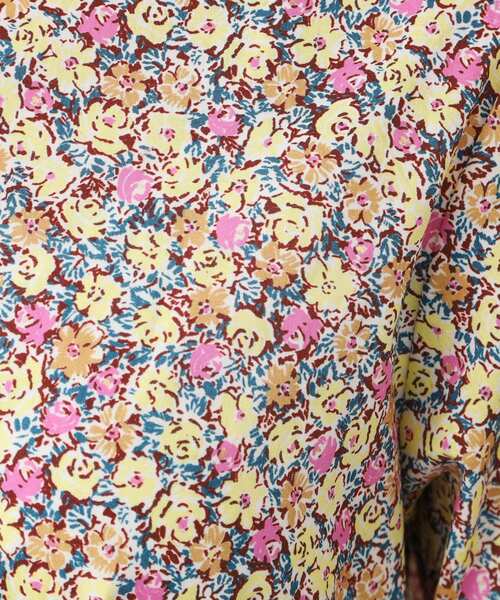LAURA ASHLEY(ローラアシュレイ)の「【洗える/コットン100%/同柄アイテムあり】アマイア ディッツィー柄 ワンピース(ワンピース・レディース・ネイビー系/イエロー系その他2・40/38)」の6枚目の写真