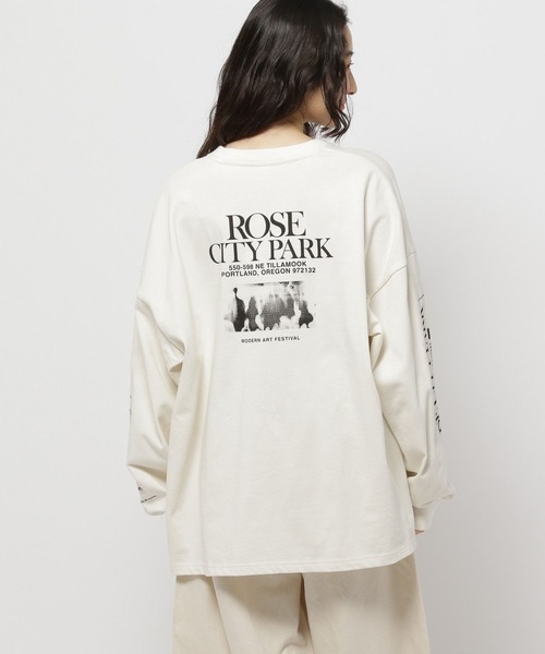 セール】ダットルーズプリントロングTシャツ（Tシャツ