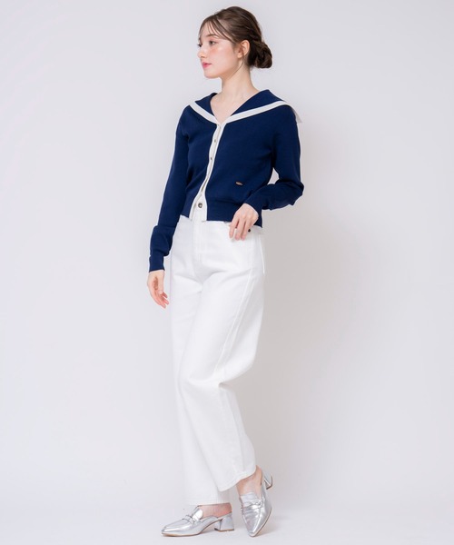 NOELA（ノエラ）の「カーブシルエットデニムパンツ（デニムパンツ・レディース・オフホワイト/インディゴブルー/ダークインディゴブルー・S/M）」の7枚目の写真