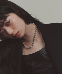 whoseA（フーシー）の「BallChainNecklace8mm/8mmボールチェーンネックレス（ネックレス・メンズ）」