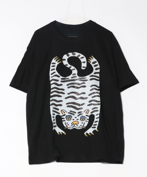 FreeZone(フリーゾーン)の「メンズプリントTシャツ(Tシャツ/カットソー・メンズ・ブラック/ブルー/グリーン・F)」の1枚目の写真