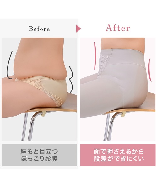 BRADELIS NEWYORK（ブラデリスニューヨーク）の「綿混ストレッチハイブリッドガードル25 ブラデリス 補正下着 補整（ショーツ・レディース・ブラック/グレイッシュベージュ/ピンクベージュ/グレー/ブルー・M/L/LL/S/3L/4L/5L）」の20枚目の写真