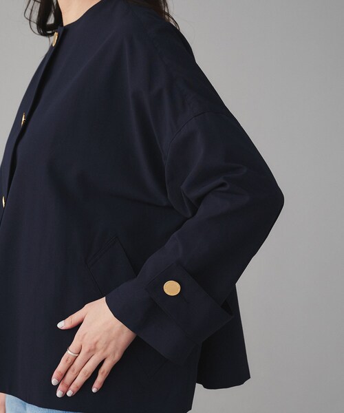TRADITIONAL WEATHERWEAR】MALTON ノーカラー ショートコート