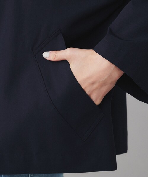 Traditional Weatherwear ボアノーカラーショートコート Traditional Weatherwear トラディショナルウェザーウェア TC