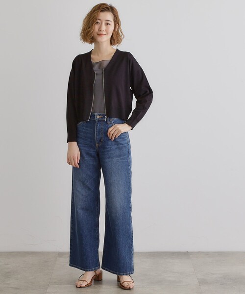 grove（グローブ）の「シアードッキングタンクトップ（タンクトップ・レディース・ブラック/オフホワイト/ダークグレー・02/03/04/01/05）」の10枚目の写真