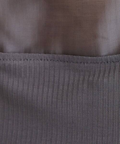 grove（グローブ）の「シアードッキングタンクトップ（タンクトップ・レディース・ブラック/オフホワイト/ダークグレー・02/03/04/01/05）」の11枚目の写真